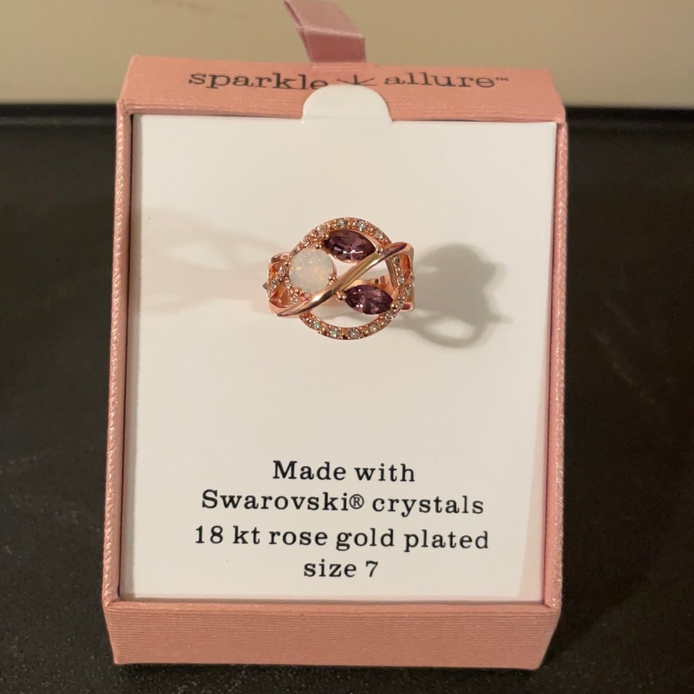 Swarovski crystal ring